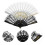 4Pcs Chinese Style Folding Fan Lace Decorative Foldable Fan Multicolor 10