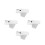 4Pcs White Turntable Needle Replacement for Vinyl Stylus Record Player 4