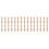 30Pcs Lightweight Solid Wood Staircase Balusters Khaki Finish 8