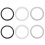 18Pcs Kitchen Sink Strainer Seal Washer Kit Multi Material Durable Fit 1