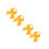 4Pcs Yellow Bow Tie Graduation Accessory Comfortable Durable 5