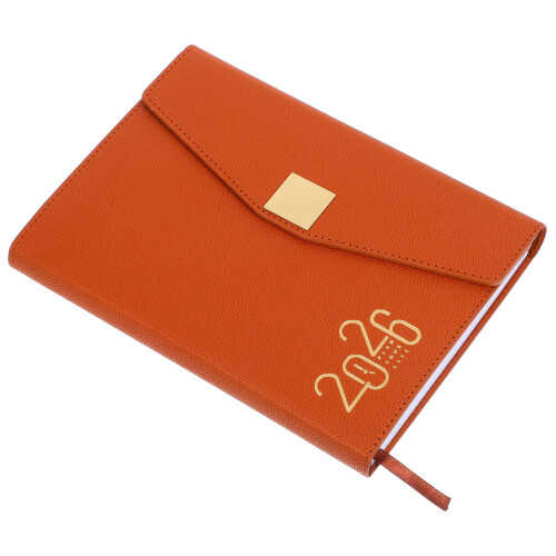 3Pcs Daily Writing Planner Brown Notebook for Travel and Work