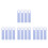 16Pcs Blue Plastic Replacement Grips for Mop and Broom Handles 7