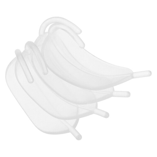 10Paren Modieuze Transparante Silicone Oorclips Dames En 2