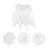 10Paren Modieuze Transparante Silicone Oorclips Dames En 11