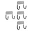 4Pcs Wall Mounted Iron Board Holder Multi Color Laundry Room Organizer 9