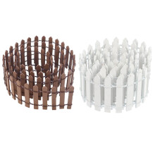 8Pcs Durable Miniature Wooden Fences for Garden and Sand Table