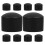 20Pcs Black Plastic Foosball Table Rod Safety Covers Mini End Caps 2