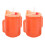 4Pcs Non Spill Elderly Drinking Cups with Wide Handle Orange 2