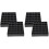 4St Herbruikbare Coin Display Case Van Slijtvast Plastic, Zwart 4