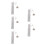 5Pcs Silver Graduation Cap Cross Bookmark for Students and Teachers 8