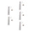 5Pcs Silver Graduation Cap Cross Bookmark for Students and Teachers 9