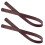 6Pcs Coffee PU Tote Bag Straps Stylish Replacement Handles Set 1