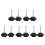 5Sets Walker Arm Rest Attachment Knobs Durable Black Plastic Metal 10