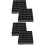 4St Herbruikbare Coin Display Case Van Slijtvast Plastic, Zwart 7