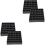 4St Herbruikbare Coin Display Case Van Slijtvast Plastic, Zwart 5