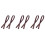 6Pcs Coffee PU Tote Bag Straps Stylish Replacement Handles Set 4