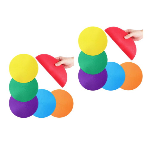 12Pcs Agility Training Carpet Dots for Kids and Athletes 1