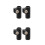 2Sets Durable Black Trekking Pole Lock Fastener for Hiking Accessories 5