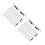 20Pcs Multi PVC Brow Guide Stencil Tools for Easy Eyebrow Drawing 9