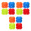 12Pcs Multi Tpe Hexagonal Reaction Balls Hand Eye Coordination Trainer 6