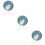 3Pcs Assorted Color Rat Wheel Silent Exercise Toy for Hamsters Gerbils 11