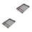 2Pcs Small Plastic Paint Trays Grey Portable Paint Holder for Home Use 5