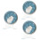 3Pcs Assorted Color Rat Wheel Silent Exercise Toy for Hamsters Gerbils 8