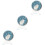 3Pcs Assorted Color Rat Wheel Silent Exercise Toy for Hamsters Gerbils 7