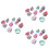 1200Pcs Multicolor Cup Liner Paper Baking Cups for Birthday Cakes 6