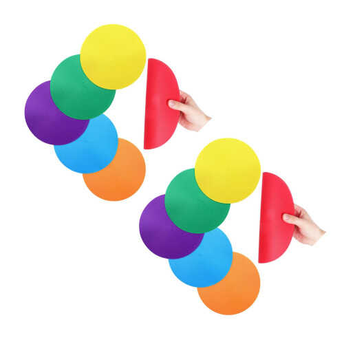 12Pcs Agility Training Carpet Dots for Kids and Athletes 2