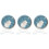 3Pcs Assorted Color Rat Wheel Silent Exercise Toy for Hamsters Gerbils 6
