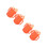 4Pcs Non Spill Elderly Drinking Cups with Wide Handle Orange 9