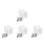 40Pcs Durable White Window Locks Child Proof Sliding Door Lock Set 9