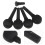 4Sets Durable Black Wood Violin Pegs with Endpin for Precise Tuning 10