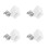 40Pcs Durable White Window Locks Child Proof Sliding Door Lock Set 6