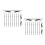 20Pcs Multi PVC Brow Guide Stencil Tools for Easy Eyebrow Drawing 7