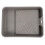 2Pcs Small Plastic Paint Trays Grey Portable Paint Holder for Home Use 3