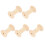10Pcs Brown Wooden Thread Spools Smooth Polished Sewing Craft Bobbins 3