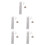5Pcs Silver Graduation Cap Cross Bookmark for Students and Teachers 10