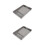 2Pcs Small Plastic Paint Trays Grey Portable Paint Holder for Home Use 8