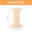 10Pcs Brown Wooden Thread Spools Smooth Polished Sewing Craft Bobbins 11