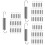 48Pcs Gardening Shears Spring Replacement Stainless Steel Silver 7