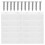 40Pcs Durable White Window Locks Child Proof Sliding Door Lock Set 3