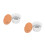 2Pcs Durable White Ceramic Nail Brush Cleaner Dish with Lid 5