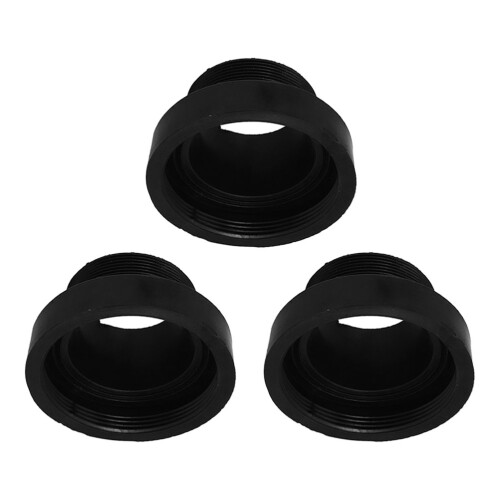 15Pcs Black Rubber Urinal Drain Seal Rings High Efficiency Leak Proof 2