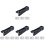 4Pièces Rabots Bois Jardinage Manche Noir 3 Lames 2