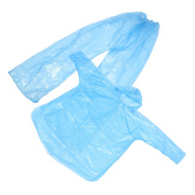5Sets Splashproof Pe Hooded Rain Poncho and Pants Set for Adults