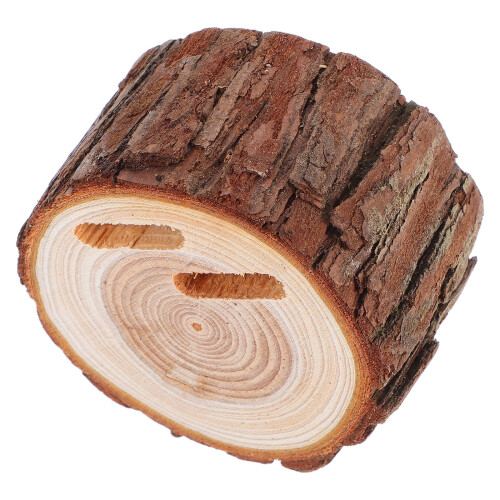 4Pcs Vintage Wooden Wedding Ring Bearer Box Rustic Double Ring Holder