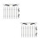 20Pcs Multi PVC Brow Guide Stencil Tools for Easy Eyebrow Drawing 8